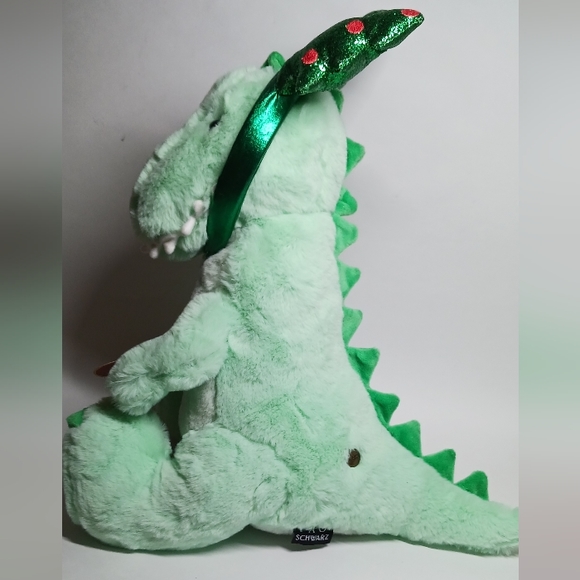 12" Plush Dinosaur with Removable Tree Headband - Picture 2 of 7